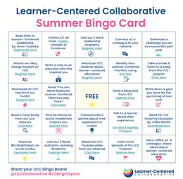 Summer Bingo card