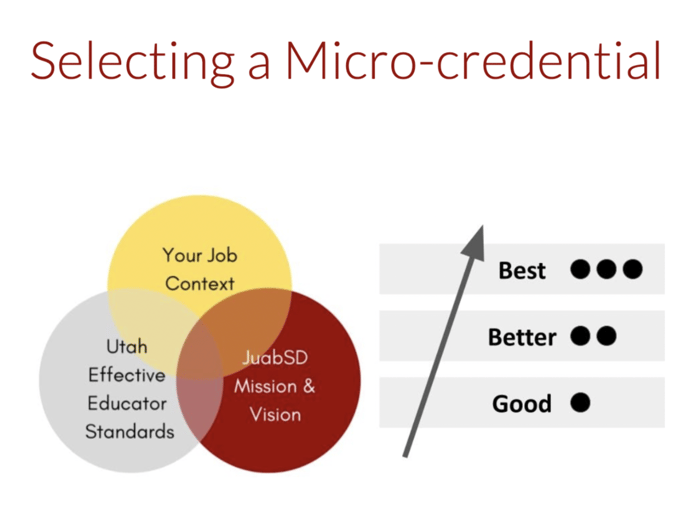 selecting a micro-credential